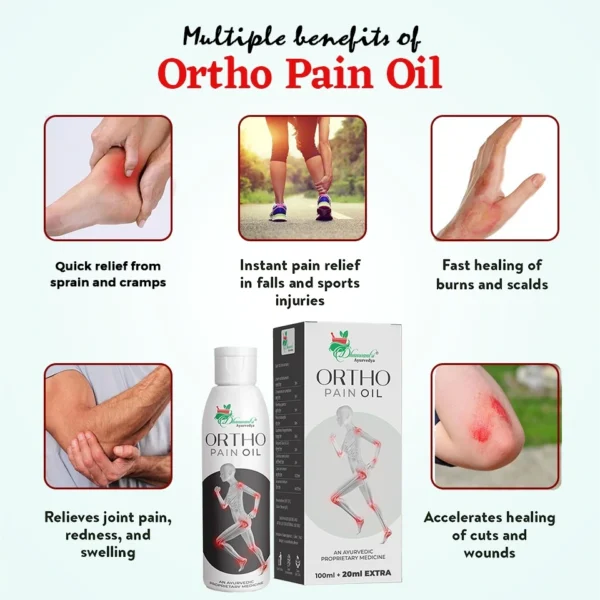 Ortho Pain Relief Oil - 120ml - Image 3